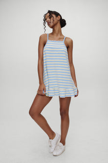 April Striped Babydoll Dress Ashbury Stripe