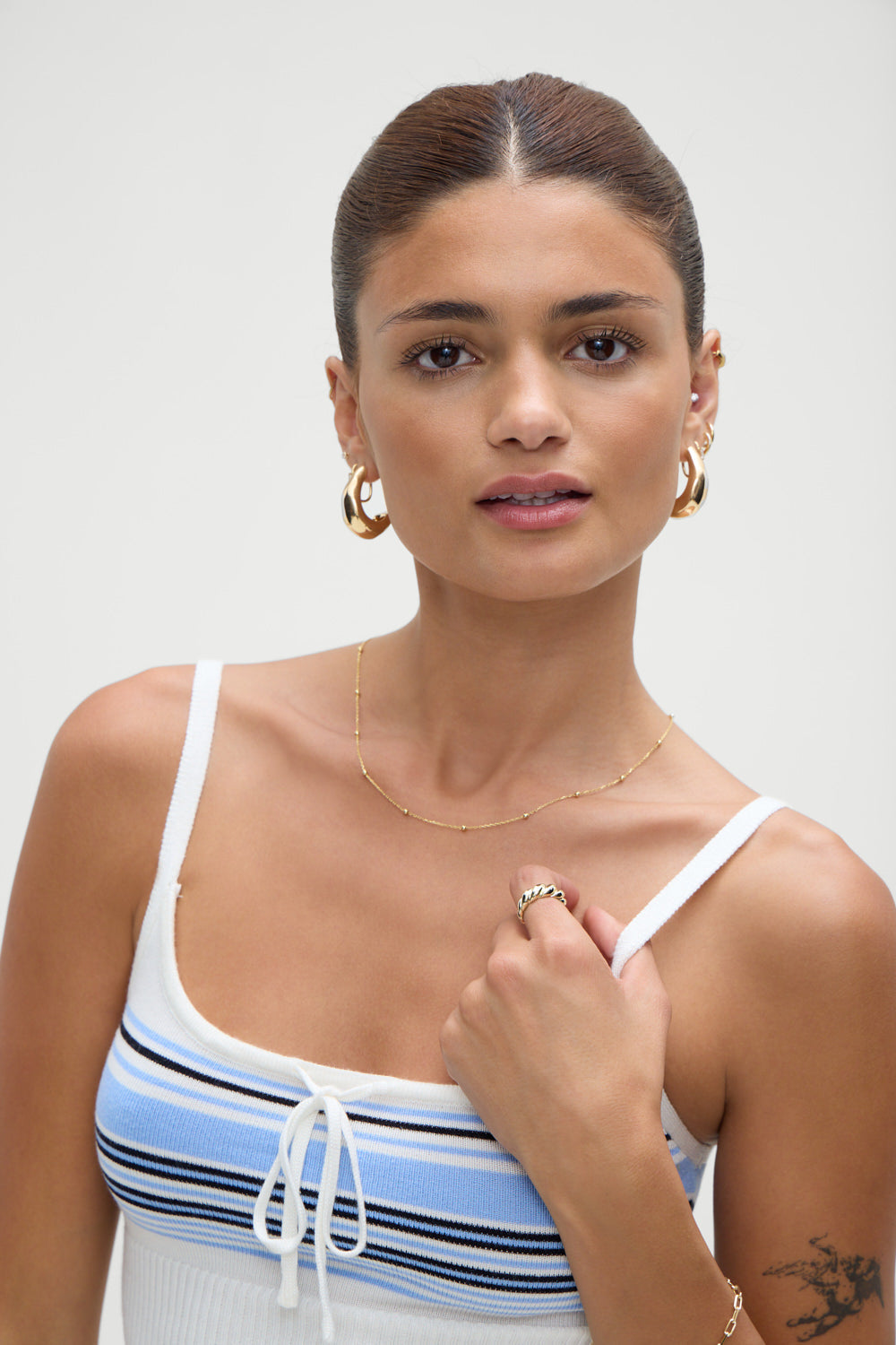 Barrymore Knit Tank Top in Hampton Stripe