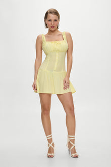 Christa Mini Dress Sunflower