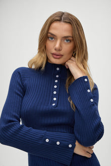 Duke Sweater in Midnight Blue
