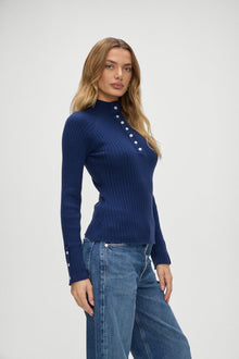 Duke Sweater in Midnight Blue