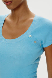 Haze Knit Mini Dress - Blue Vanilla