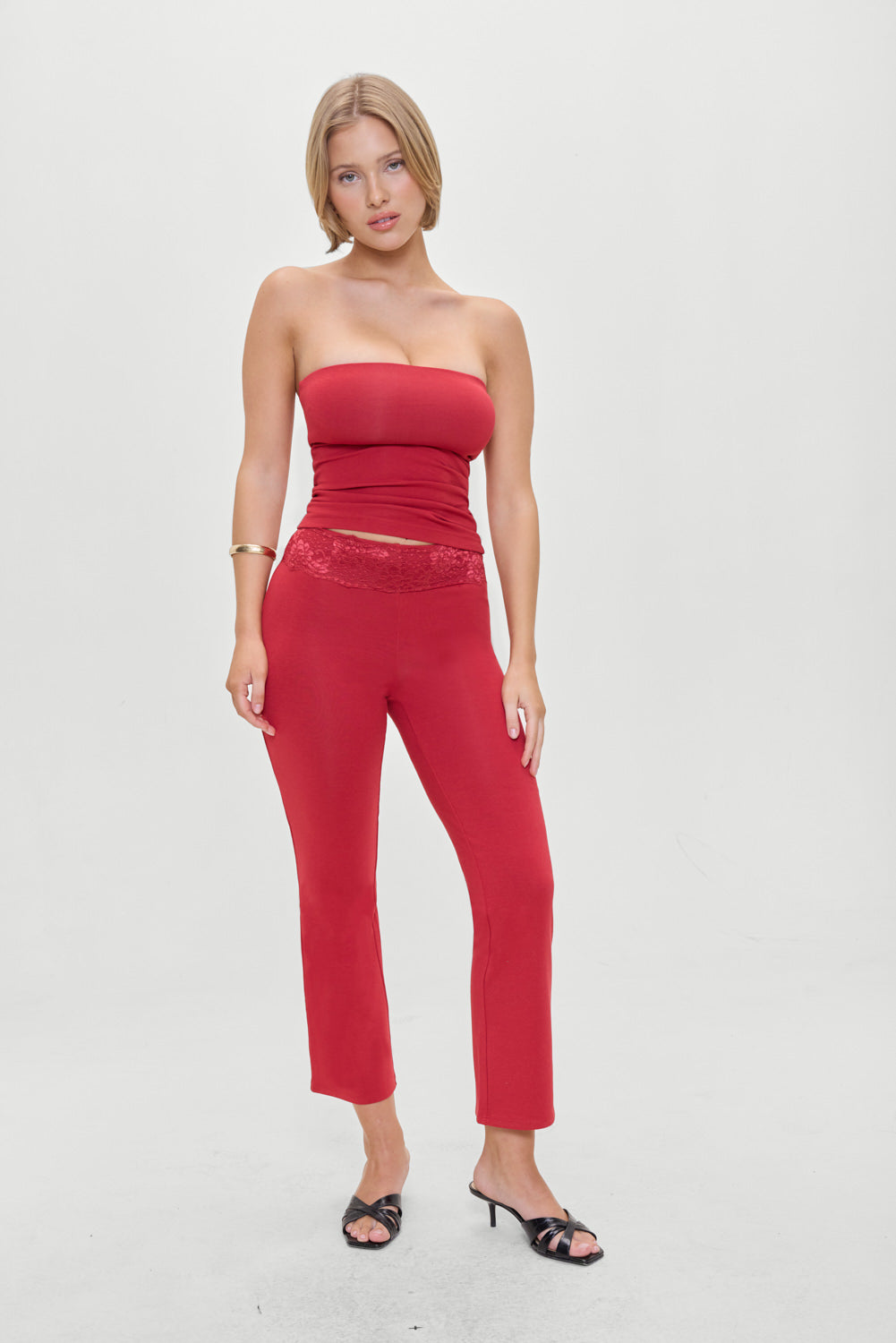 Holloway Low Rise Capri Pants Pepper
