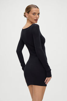 Luca Knit Mini Dress Black