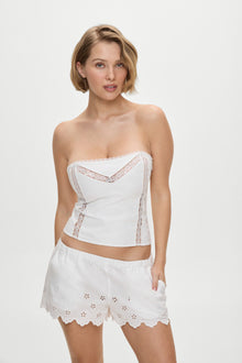 Mariam Mini Shorts White