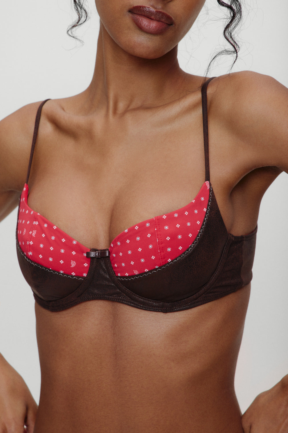 BELLA HADID Montana Underwire Bikini Top Lovebug