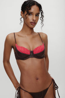 BELLA HADID Montana Underwire Bikini Top Lovebug