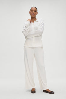 Rory Modal Rib Sleep Pants Seashell Cream