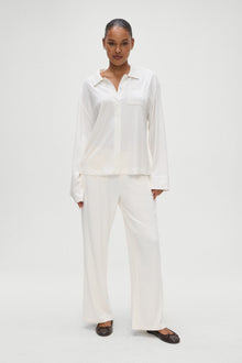 Rory Modal Rib Sleep Pants Seashell Cream