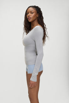 Theo Knit Sweater Ash