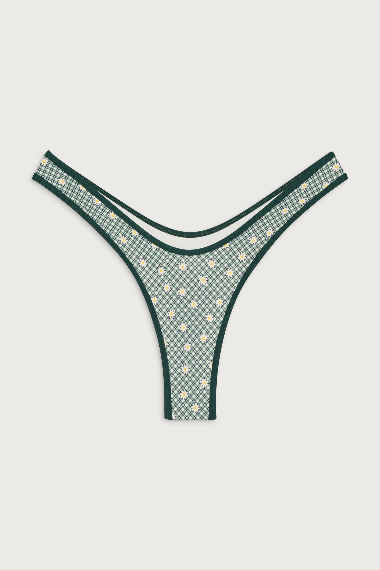 Full moon micro bikini bottom orchard picnic green