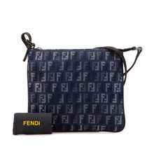 Fendi | Pre-Owned Zucchino Denim Crossbody | Blue/Dark Blue