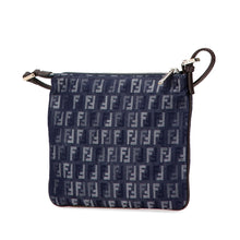 Fendi | Pre-Owned Zucchino Denim Crossbody | Blue/Dark Blue