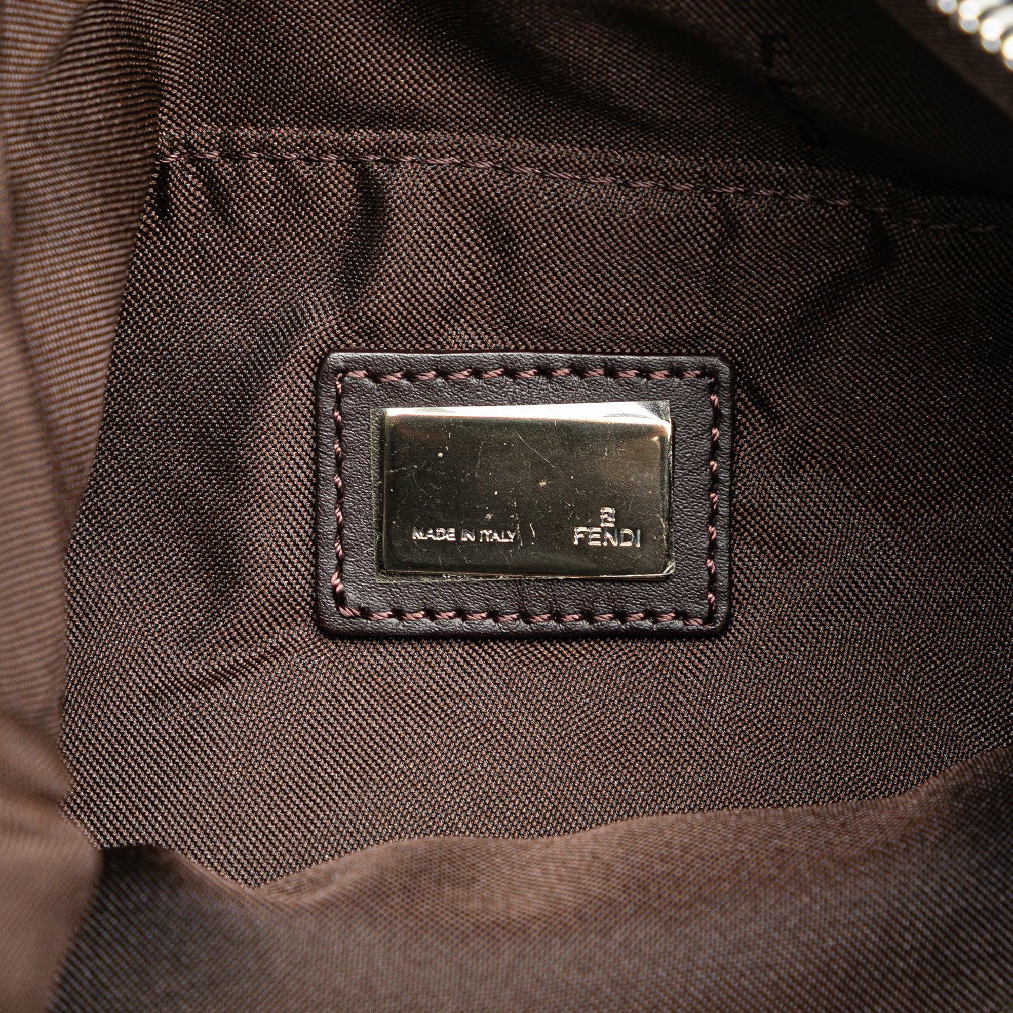 Fendi | Pre-Owned Zucchino Denim Crossbody | Blue/Dark Blue