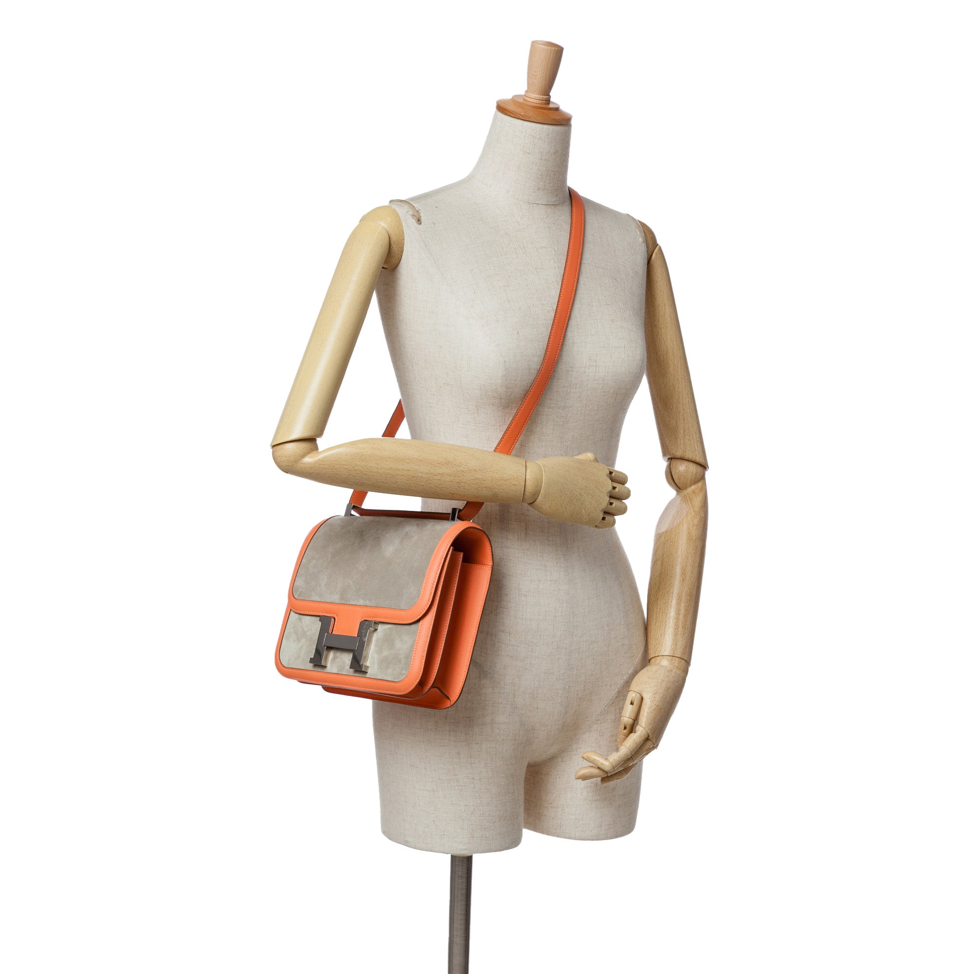 Hermes | Pre-Owned Doblis and Swift Constance 24 | Gray