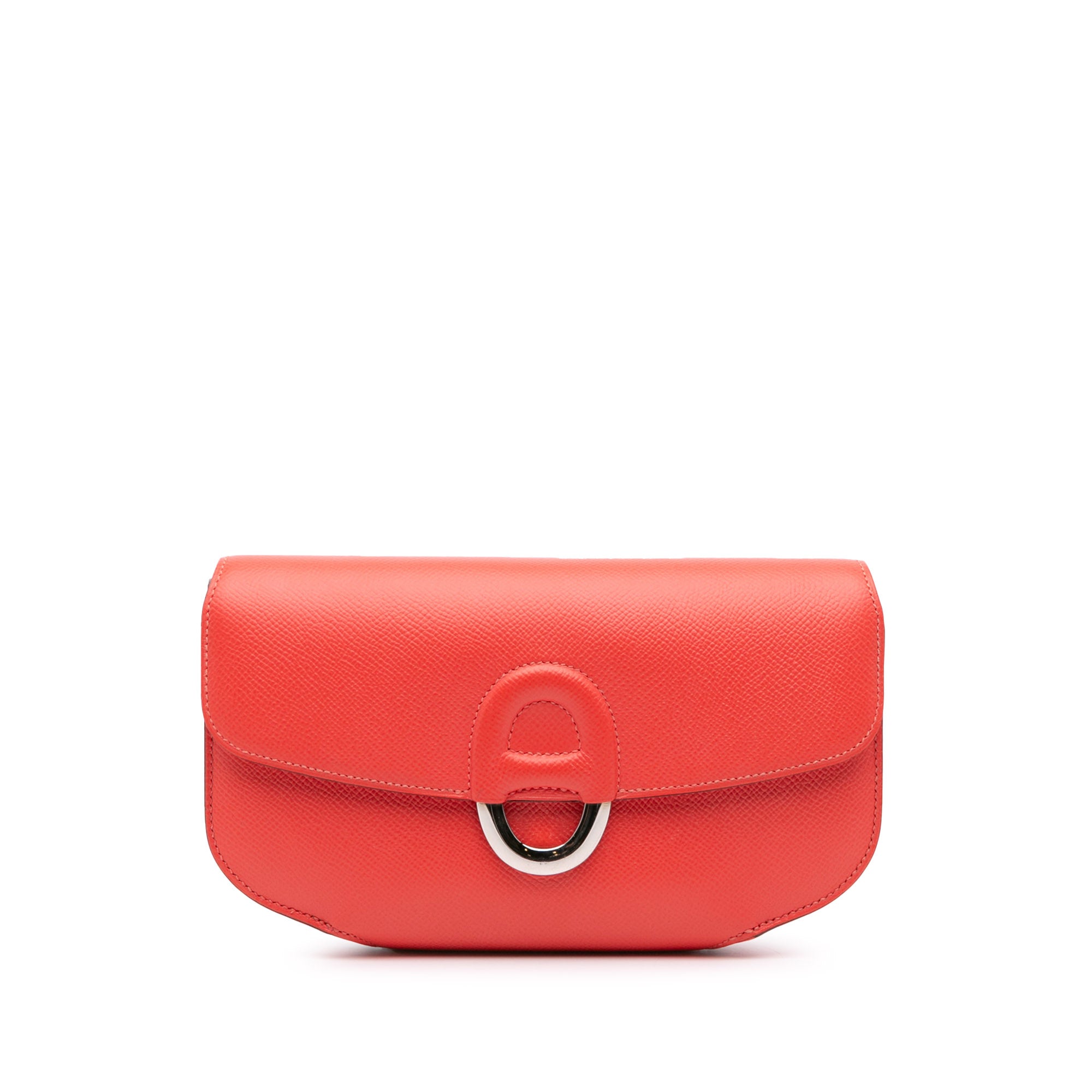 Hermes | Pre-Owned Epsom Cherche Midi Clutch 22 | Red