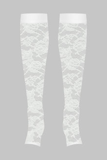 Leg Warmers - Flashback | White