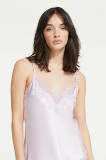 The Silk Cami in Soft Lilac - 100% Silk by Ginia