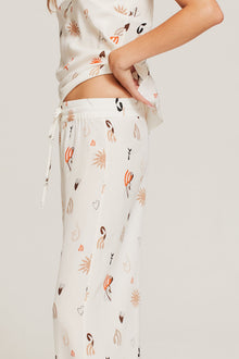 GINIA Isla Pant in Hepworth Print