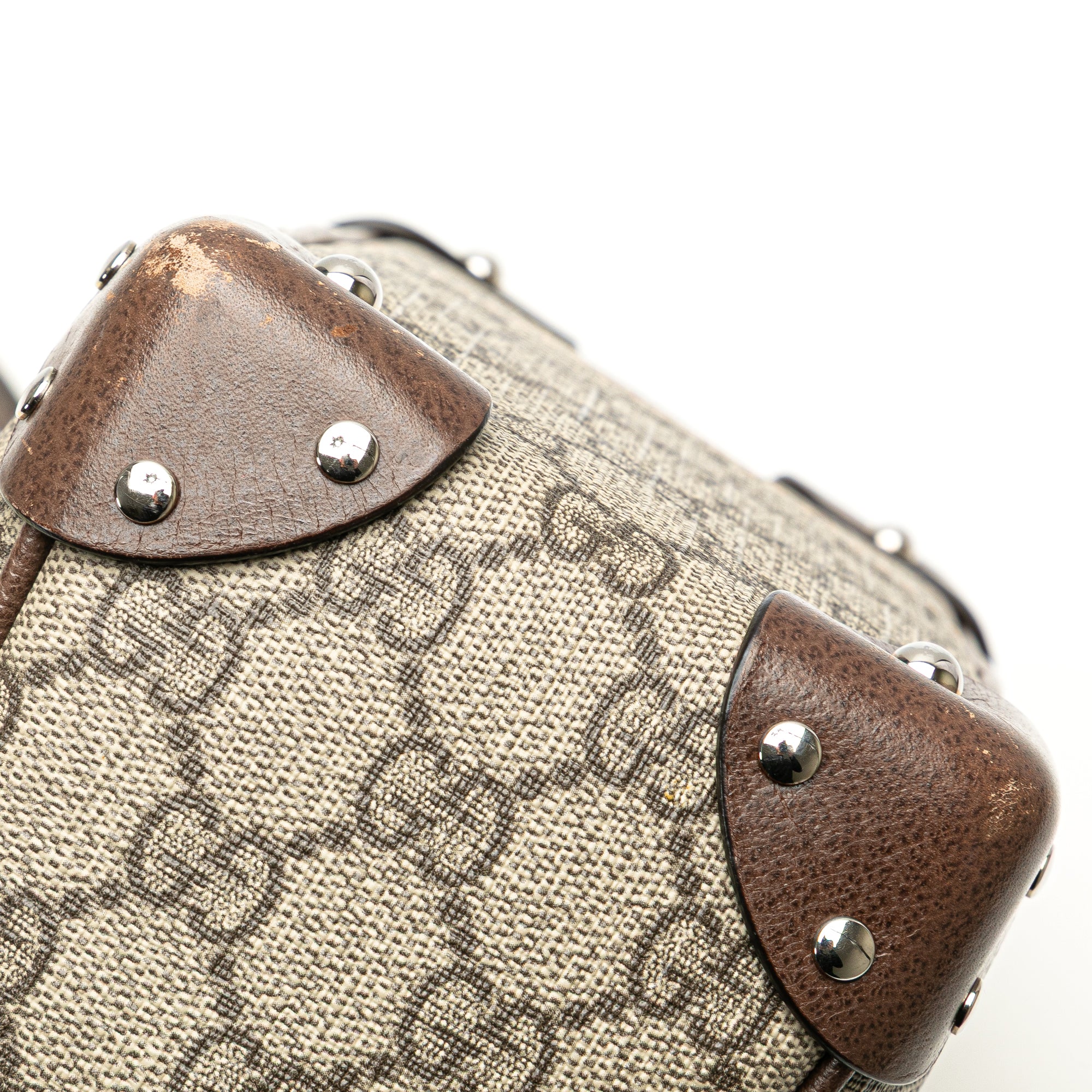 Gucci | Pre-Owned GG Supreme Soft Trunk Crossbody | Brown/Beige