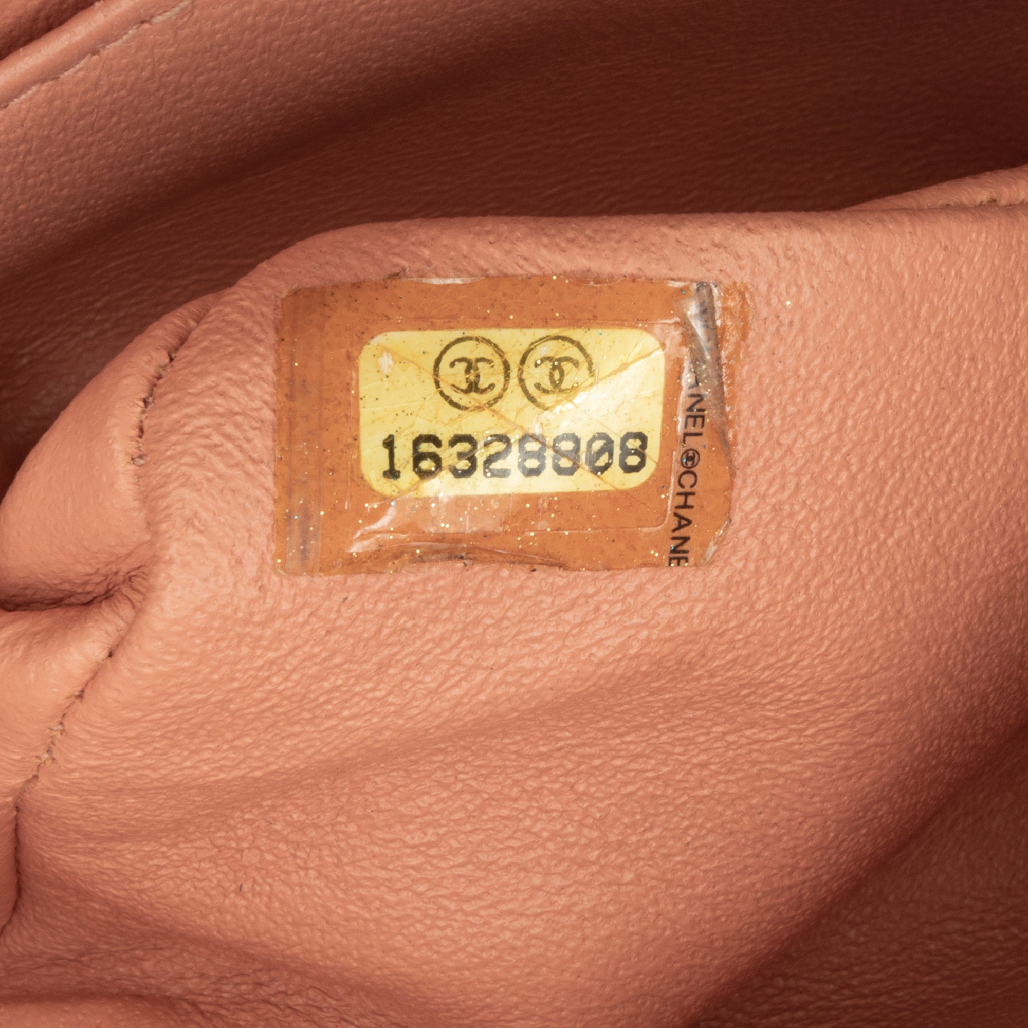 Chanel | Pre-Owned Medium Classic Lambskin Double Flap | Orange/Light Orange