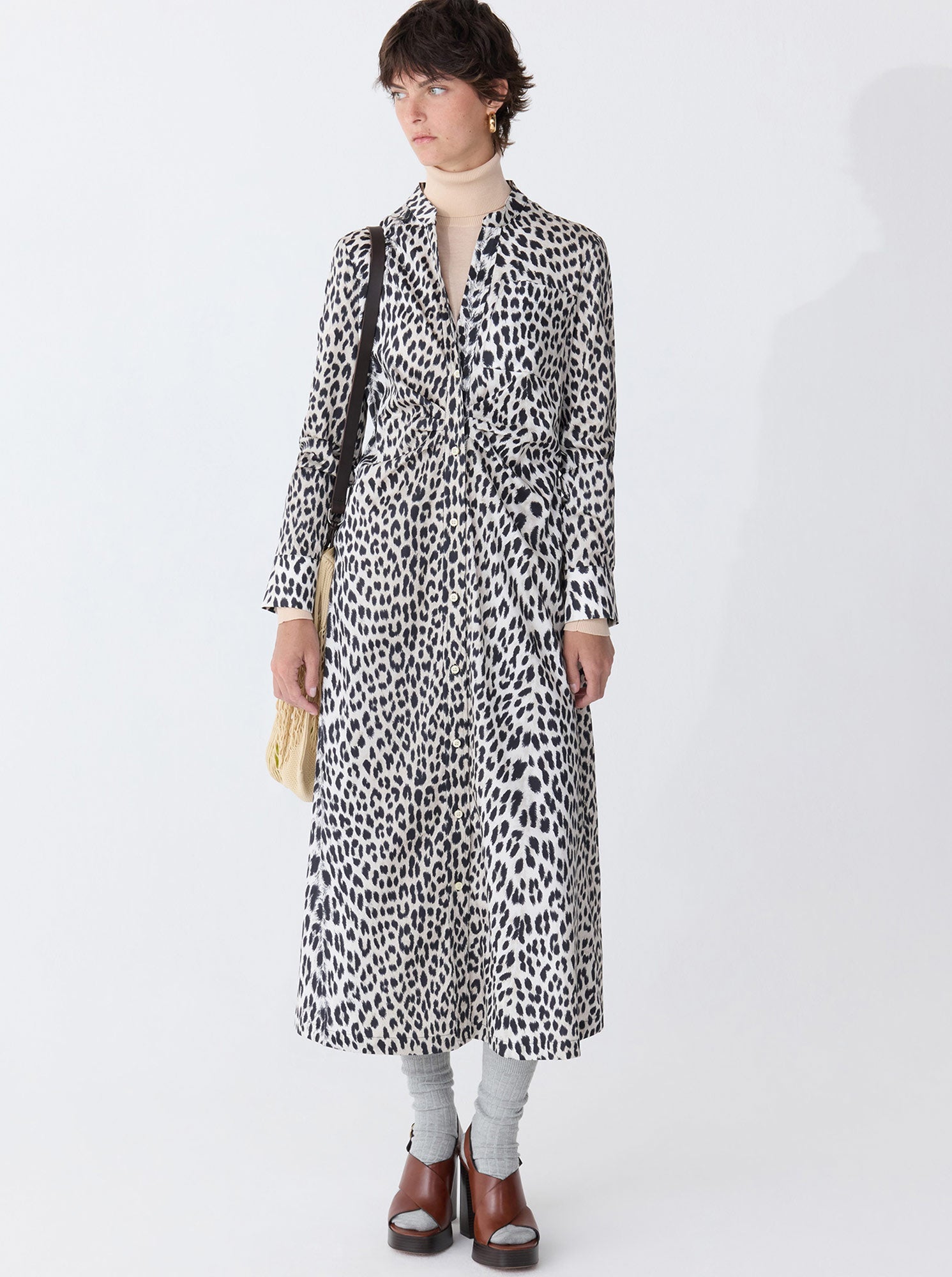 Genny Shirtdress | Natural