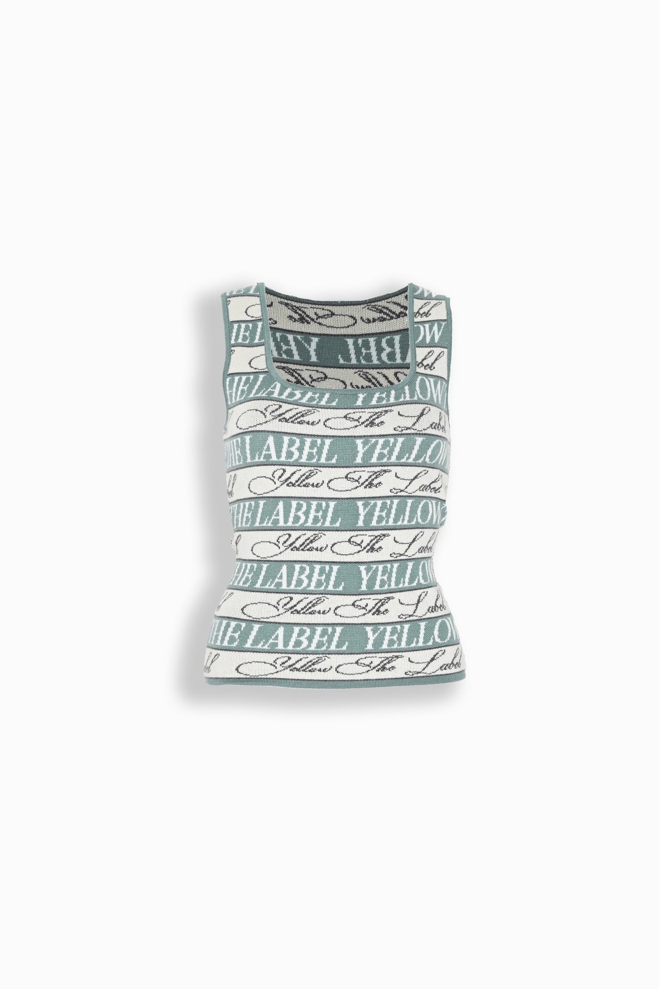 Yellow Signature Knit Tank | Multicolor