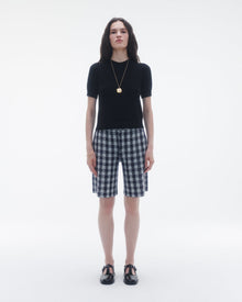 Gingham Bermuda Short | Midnight Combo