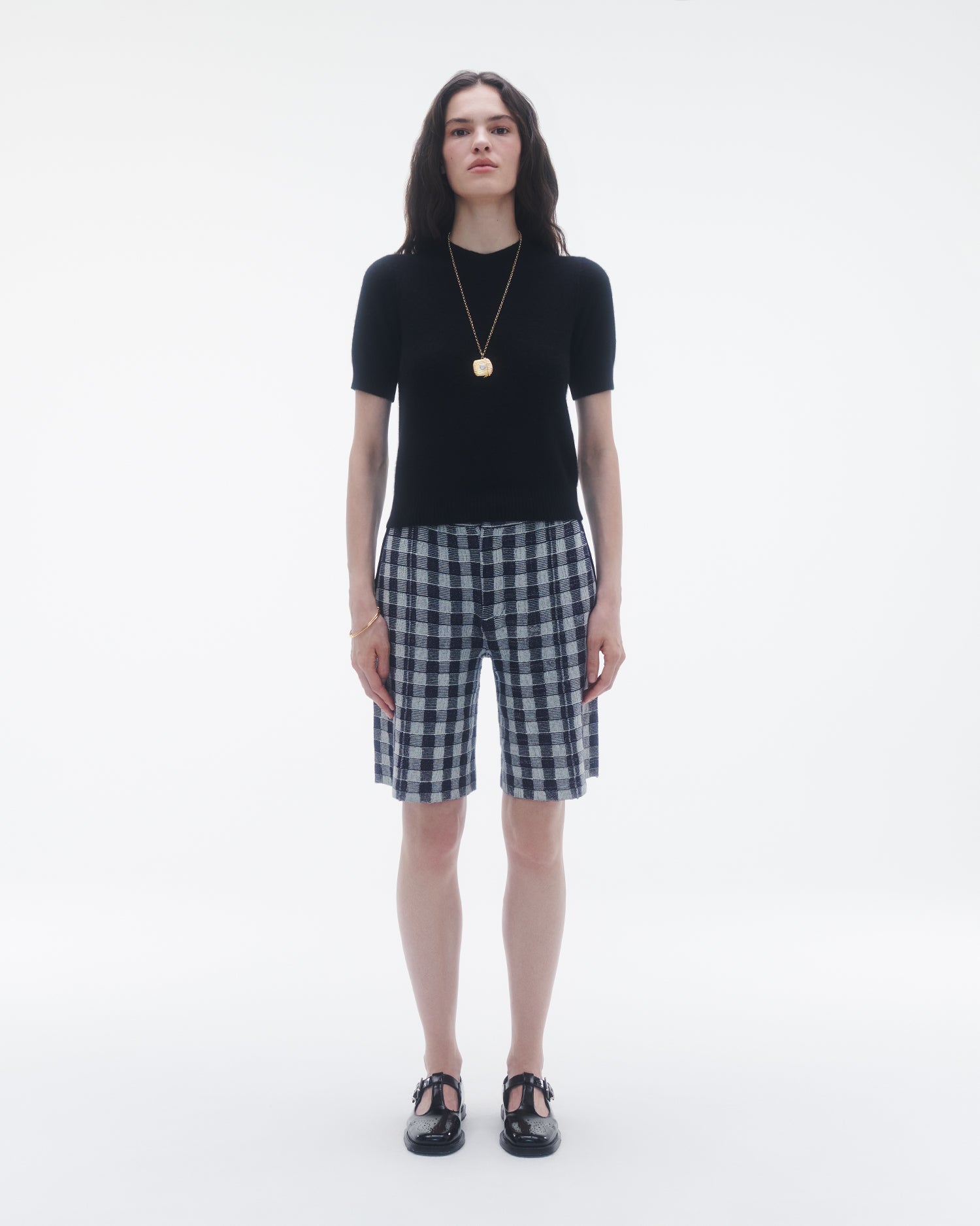 Gingham Bermuda Short | Midnight Combo