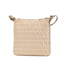 Fendi | Pre-Owned Zucchino Canvas Crossbody | Ivory/Beige