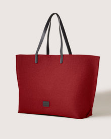 Hana Merino Wool Boat Bag | Cherry