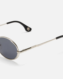 St. Tropez Sunglasses | Silver | Smokey Grey Lens