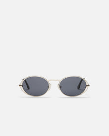 St. Tropez Sunglasses | Silver | Smokey Grey Lens