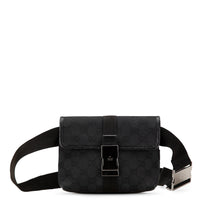 Gucci | Pre-Owned GG Canvas Belt Bag | Black