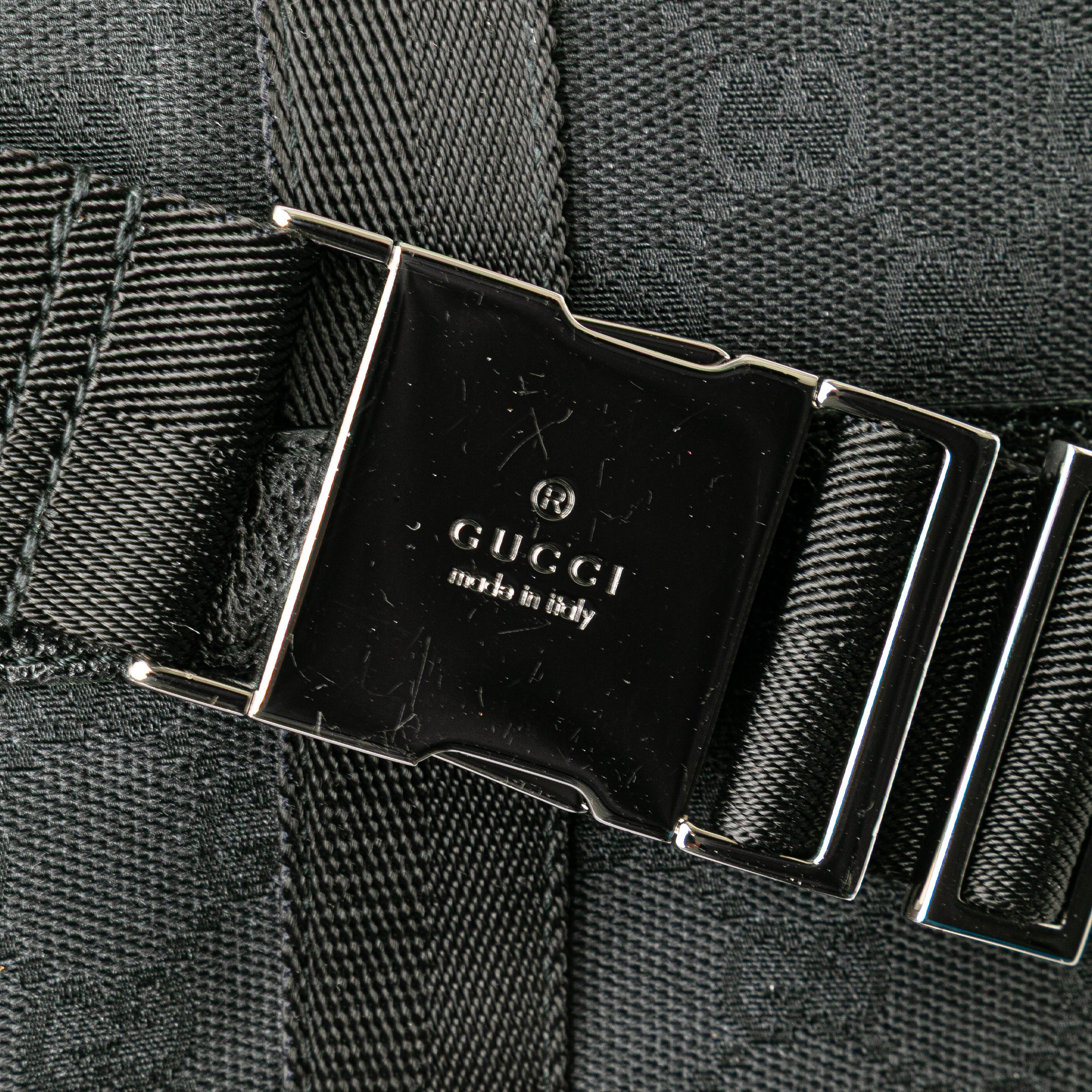 Gucci | Pre-Owned GG Canvas Belt Bag | Black