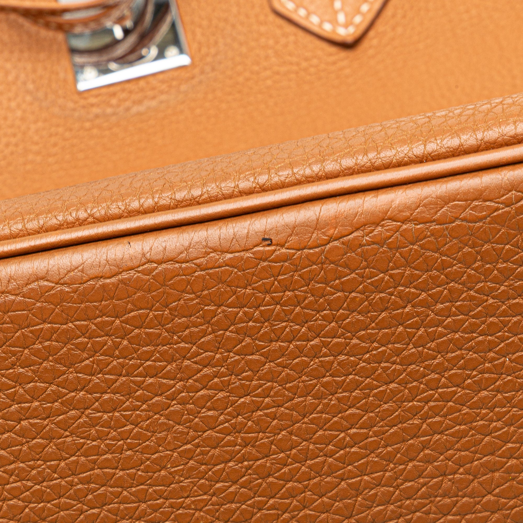 Hermes | Pre-Owned Togo Birkin Retourne 35 | Brown