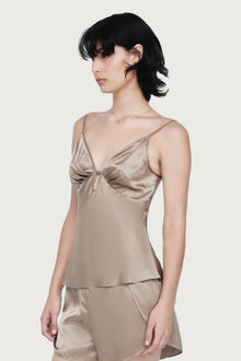 The Antoinette Cami By GINIA In Sepia