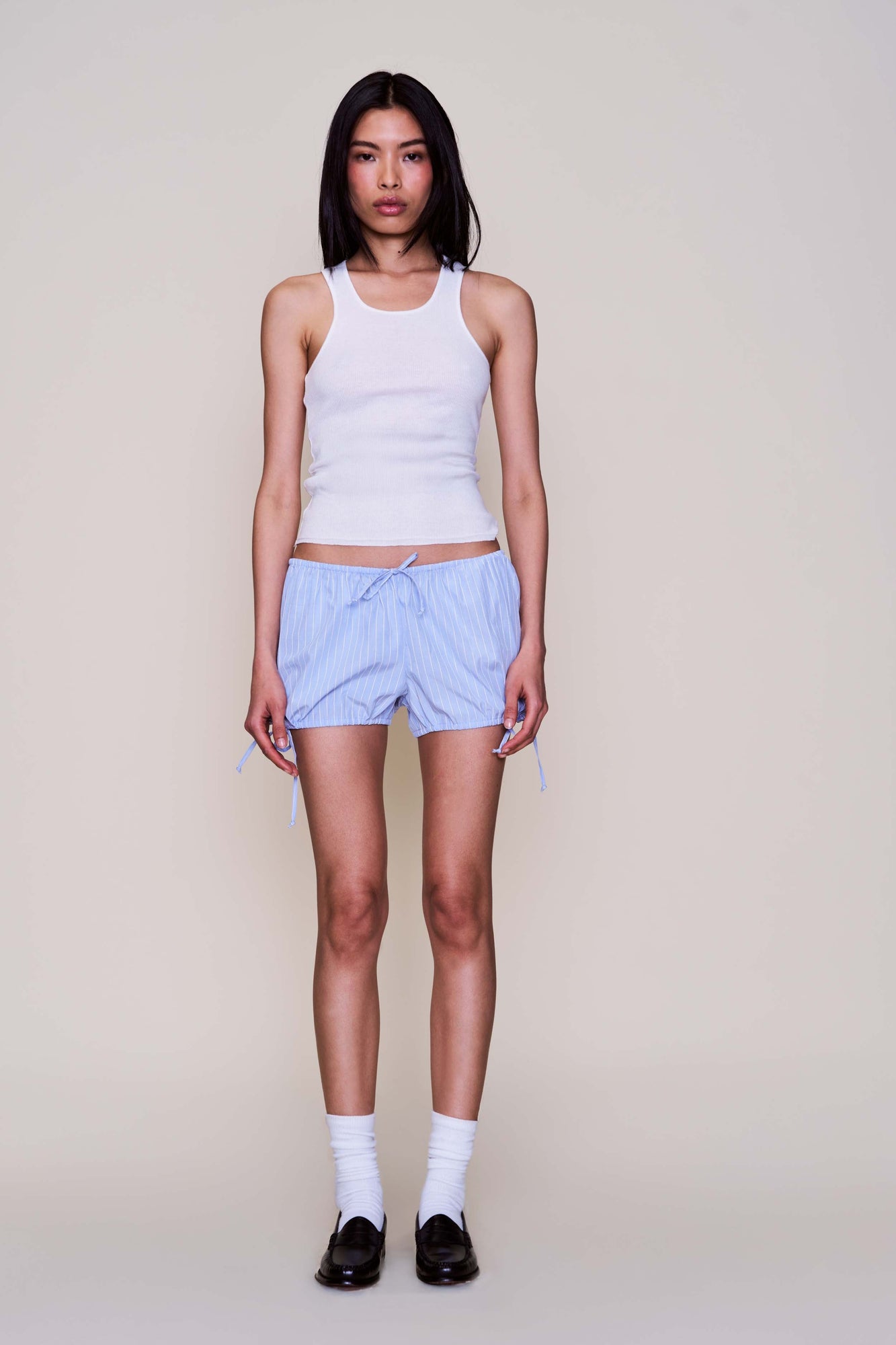 Womens | Stripe Bloomers | Blue/ White