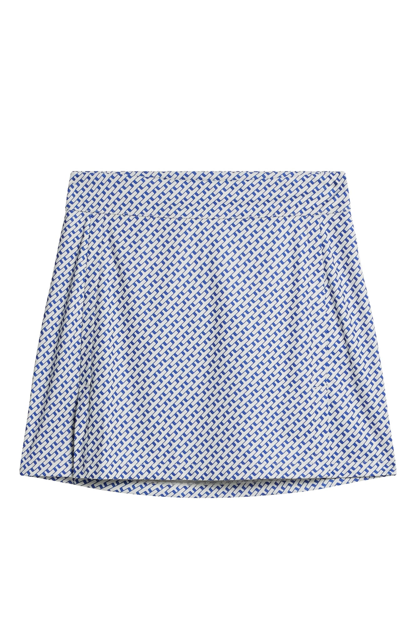 Amelie Mid Print Skirt in Tour Geo Moonbeam S by J.Lindeberg