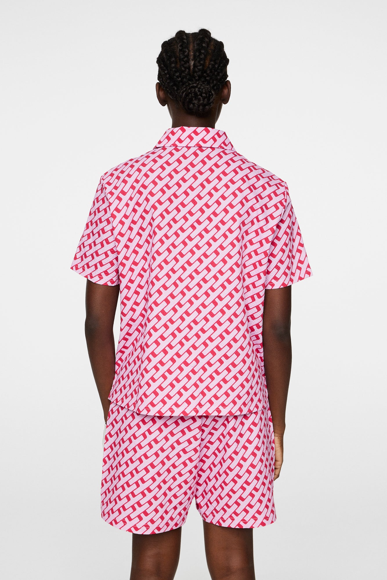 Women | Linda Printed Shirt | Tour Geo Pink M