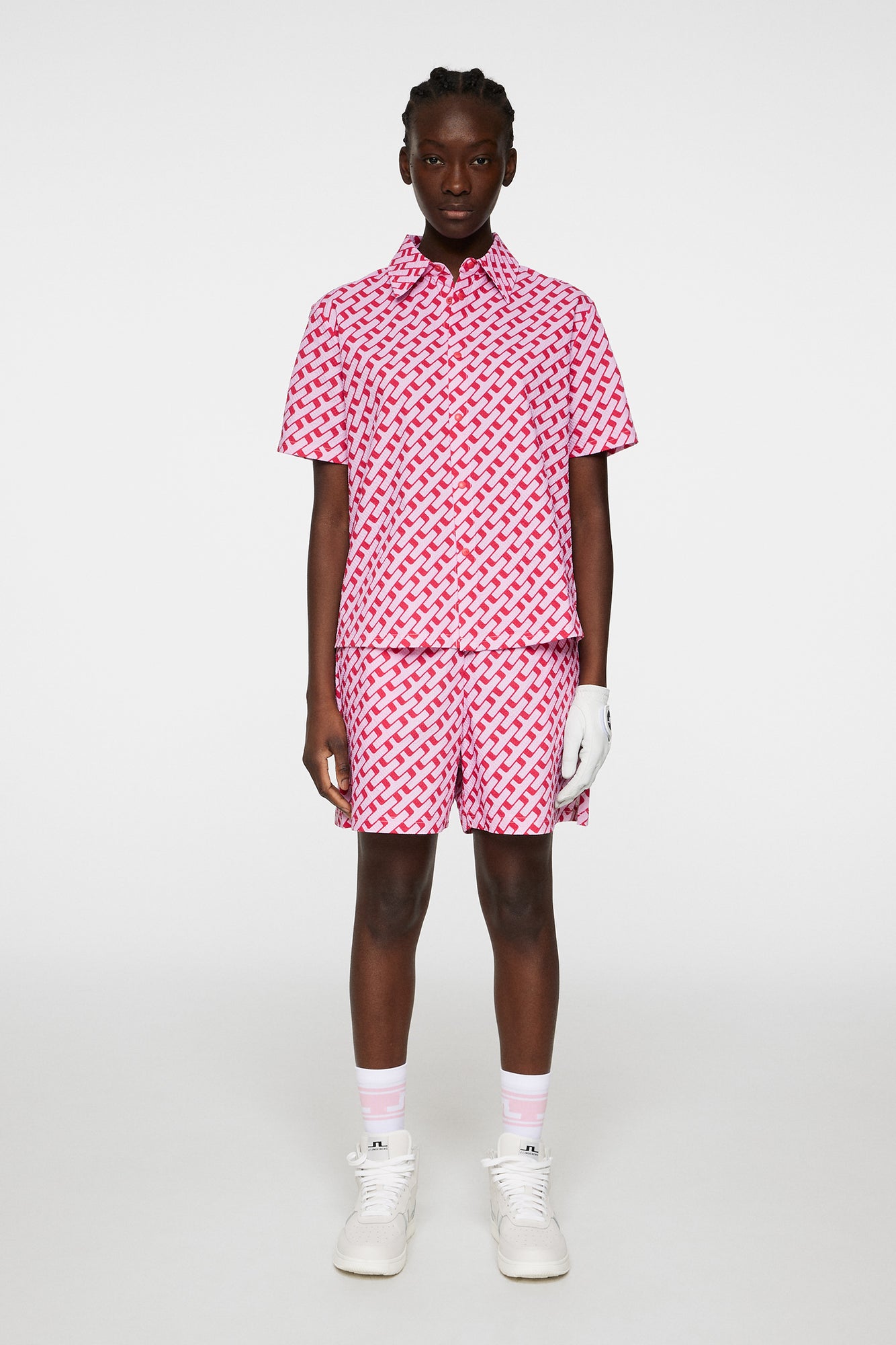Women | Linda Printed Shirt | Tour Geo Pink M