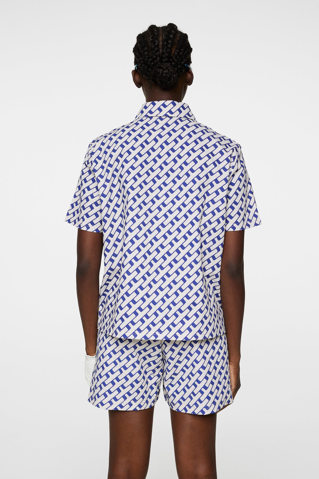 Women | Linda Printed Shirt | Tour Geo Moonbeam M