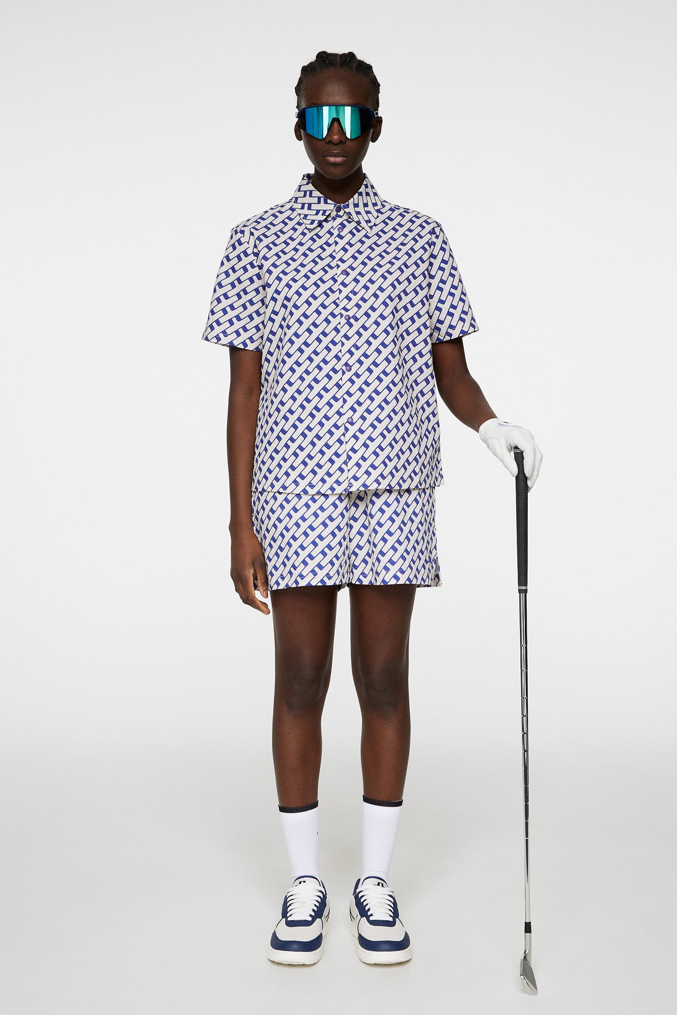 Women | Linda Printed Shirt | Tour Geo Moonbeam M