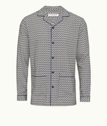 Gabel Perez Print Capri Collar Resort-Style Shirt Woven | Chai