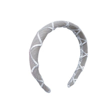 Girl | Ashlyn Linen and Lace Headband | Beige
