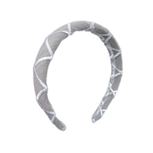 Girl | Ashlyn Linen and Lace Headband | Beige