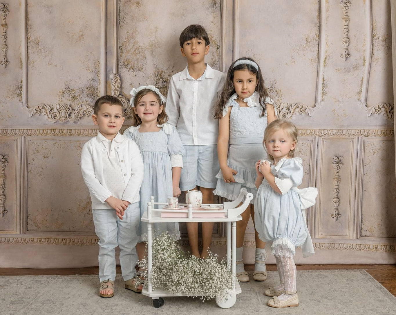 Girl | Charlotte Baby Blue Skirt and Top Set