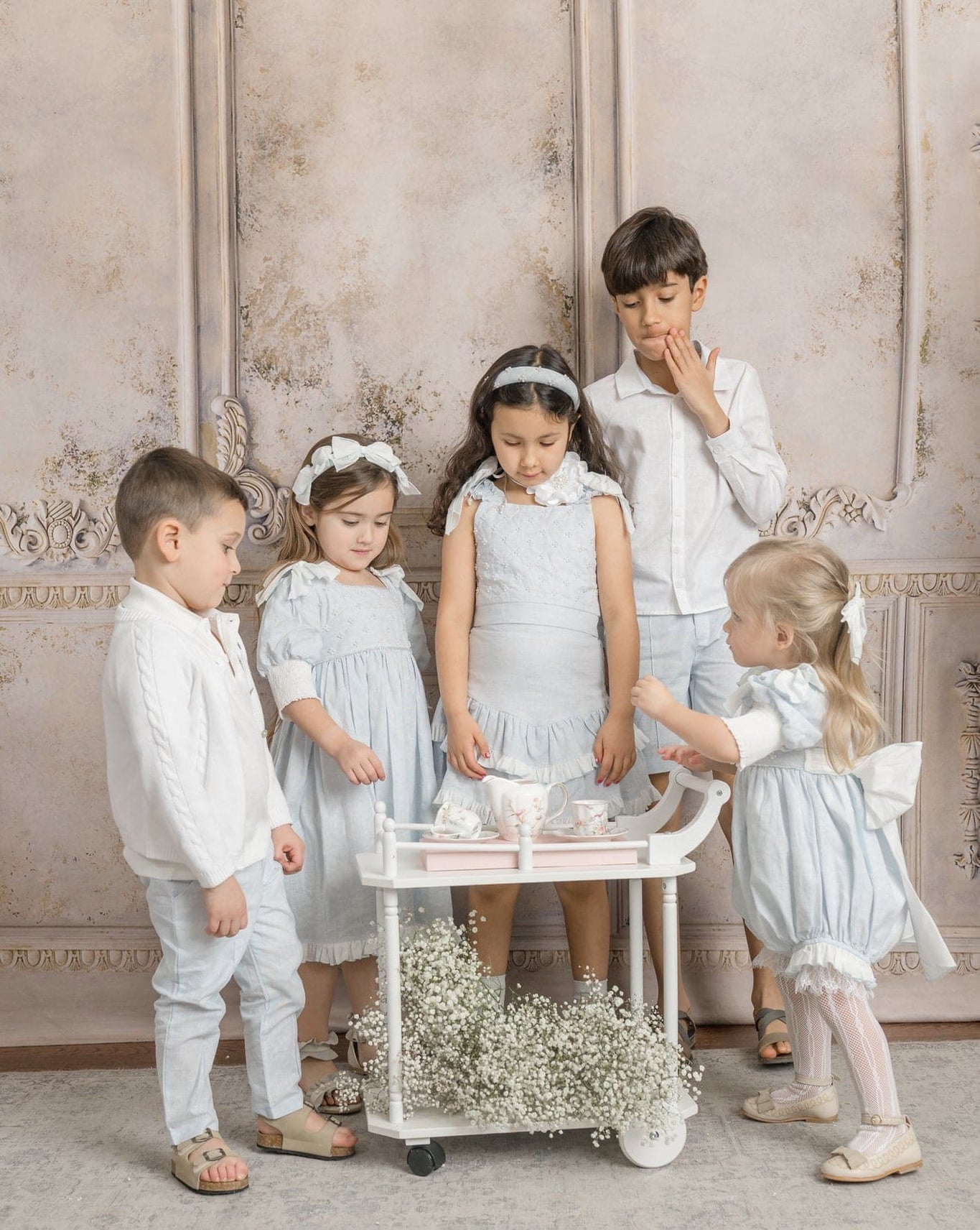 Girl | Charlotte Baby Blue Skirt and Top Set