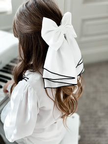 Girl | Gwen Cascading Hair Bow | White