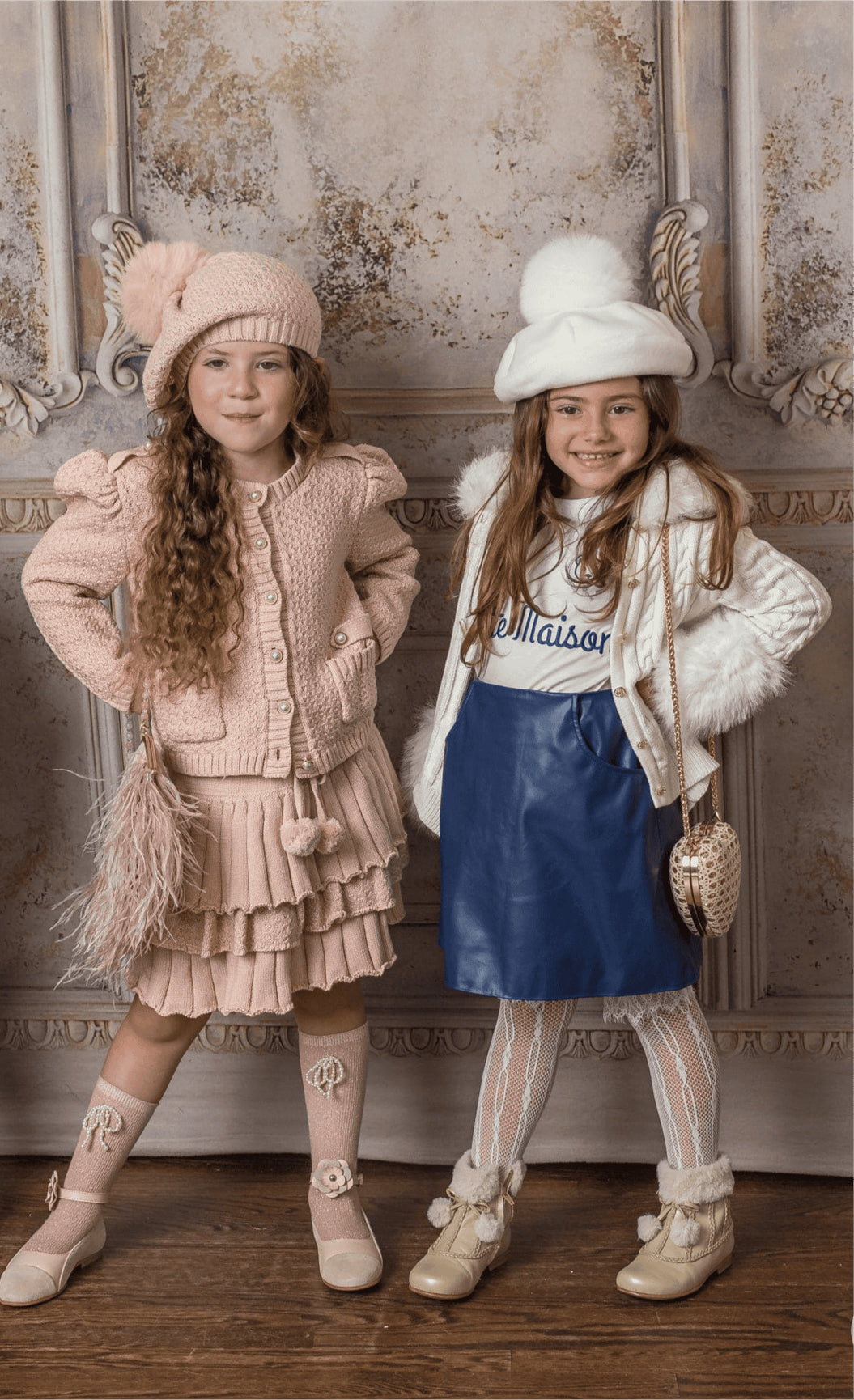 Girl | Julie Pink Knit Cotton Skirt